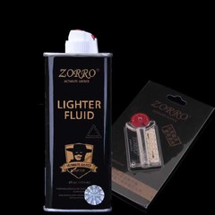 zorro专用原装火石棉芯煤油套装打火机必备口粮特价配件耗材