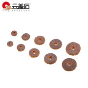 Cloud real cowhide cover stone spacer gasket Brown Brown manual DIY Beads Bracelet hand chain accessories