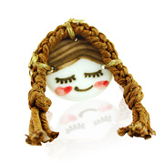 Hand effort beautifully hand-painted ceramic chest clip brooch cute little girl super cute sweet products