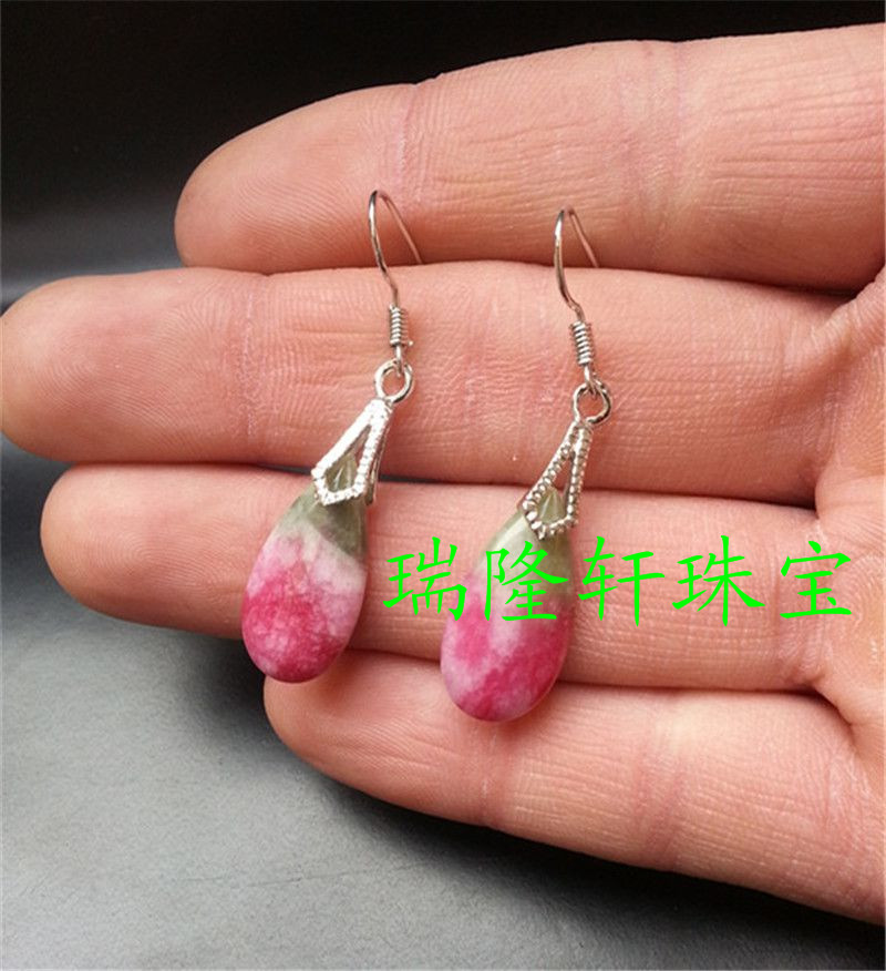 瑞隆軒珠寶 天然玉石旺夫石 芙蓉玉桃花玉扁水滴耳環耳飾批發價在類目 珠寶/鑽石/翡翠/黃金, 其他天然玉石, 耳飾中 - 來自Buy2taobao.com提供專業的淘寶代購服務