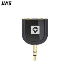 JAYS 情侣转插头 转接头分线 一分二 立体声分离器 全新原装正品