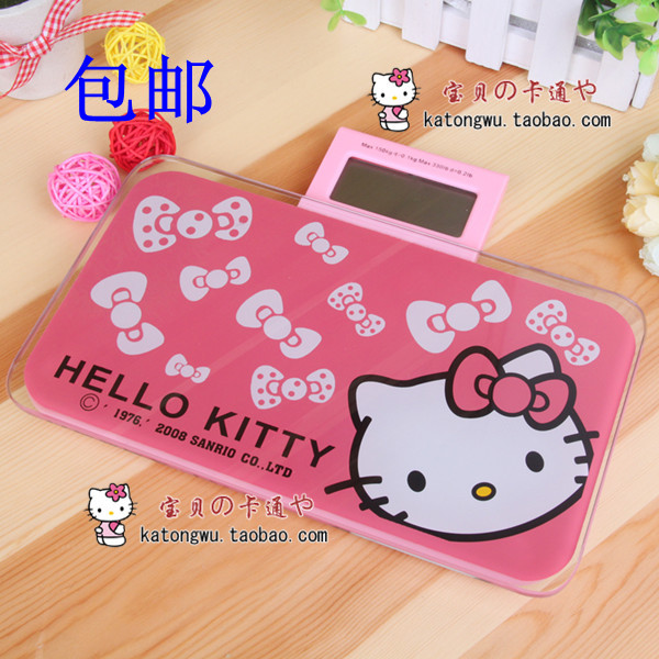包邮 hello kitty凯蒂猫 可爱 卡通 便携 人体秤 体重秤 电子称|ruв категории семья/личные чистящие средства, ванная приборов/принадлежности для ванной, тела шкала/весы - от Buy2taobao.com для оказания профессиональной услуги покупки агента Taobao