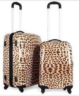 日本哪裡有三宅一生專賣店 2020日本豹紋行李箱ABS 20寸拉桿箱登機箱24寸旅行箱 特價熱賣 日本哪有三宅一生