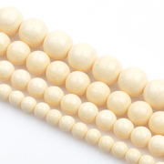 DIY handmade Crystal jewelry accessory bead beaded beads of faux ivory beads semi-finished products white