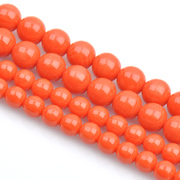 DIY handmade Crystal Jewelry Accessories beads semi-finished products like beeswax beads beads beads Orange