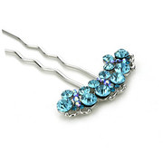 L047 good hair jewelry Korea hair plug pin hairpin hair popular u-shaped hairpins Butterfly water