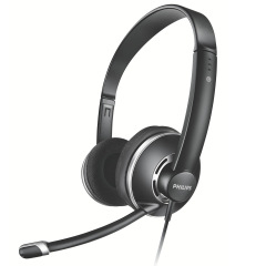 Philips/飞利浦 SHM7410U/97头戴式耳机耳麦电脑耳机带话筒 3米线