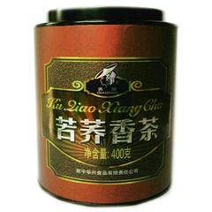 包邮 荞囡牌苦荞香茶400g罐装云南新平荞麦茶苦荞茶无糖茶 醇香