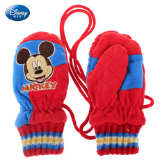 迪士尼手套男冬 保暖季 小孩保暖加棉手套 宝宝连指手套男女童