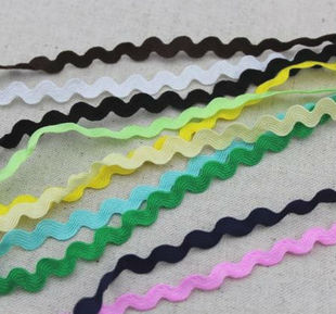 布艺diy辅料 水兵带1元 5.3g 3米 波浪织带