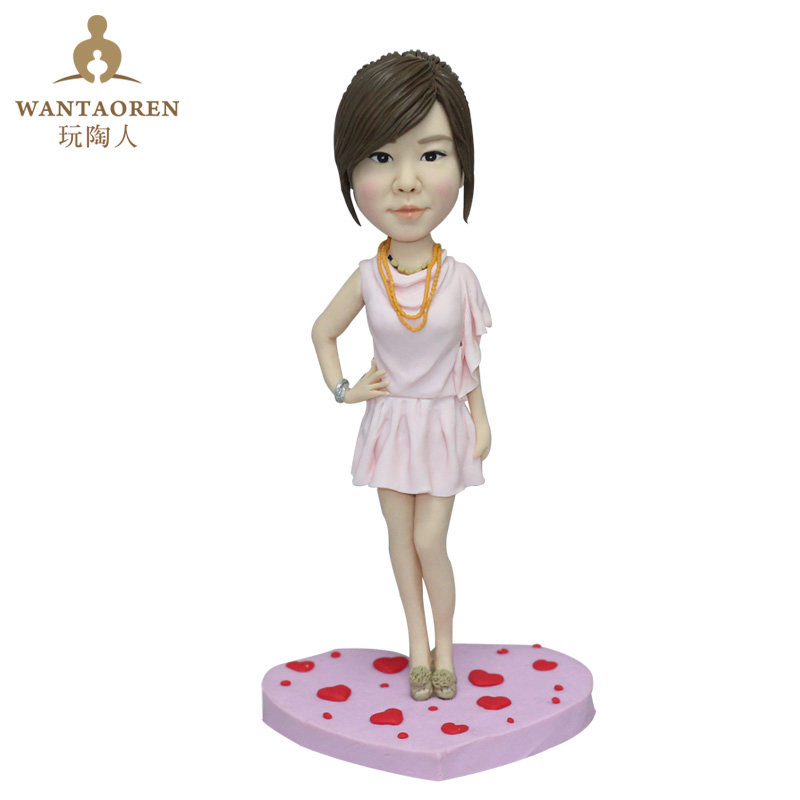 玩陶人泥塑泥人真人定制粘土人像diy玩偶软陶软陶人偶