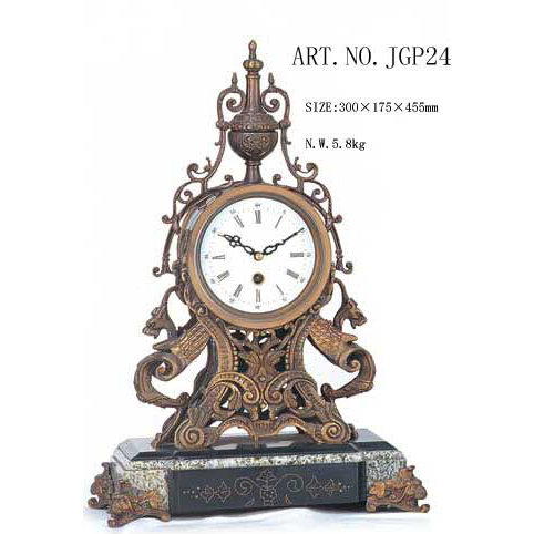 铜铸机械钟表古典仿古欧式西洋钟 时钟台钟座钟田园复古台钟大号