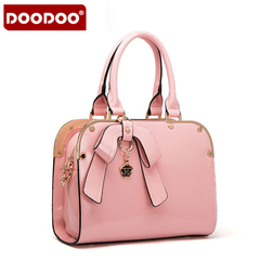 Doodoo winter Korean bow shoulder bag handbag bag candy-small bag Korean cute little party bag