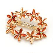 Smiling Korea fashion jewelry small plum blossom hair clip hairpin rhinestone clip hair ACC women 345875