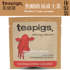 英国进口 Teapigs 茶猪猪 焦糖路易波士茶 立体茶包 单片试尝