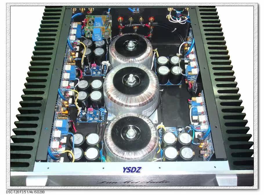 原声夏文卡顿改进第4版超纯甲类7声道hifi.av纯后级发烧功放机