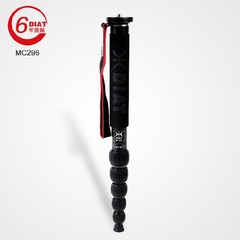 缔而特MC296碳纤维单反相机摄影独脚架超大管径独角架配送腰包