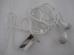 原装 Apple/苹果 iPod NANO专用 水滴入耳 挂绳耳塞