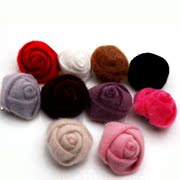 Smile rose flower brooch hair keep a rope band Korea hair hair hair hair jewelry