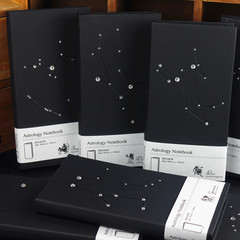 十二星座笔记本镶钻 新款韩国创意盒装记事本厚复古可爱日记本子