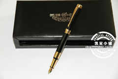 英雄授权正品-英雄钢笔760黑漆金刻花高档钢笔  送精美的礼品一份