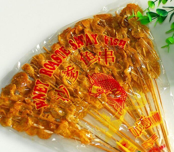 如意牌沙爹鱼串蜂蜜烤制休闲零食儿时鱼串100克10袋