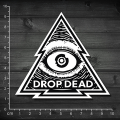 单张 Drop Dead 经典图案 滑板贴纸 笔记本贴纸 箱贴 眼睛