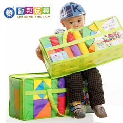 智邦启蒙积木绝版泡沫儿童益智力玩具幼儿园区角玩具3岁以上002