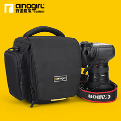 安诺格尔单反单肩摄影包for佳能600D 650D 60D尼康D90单反相机包