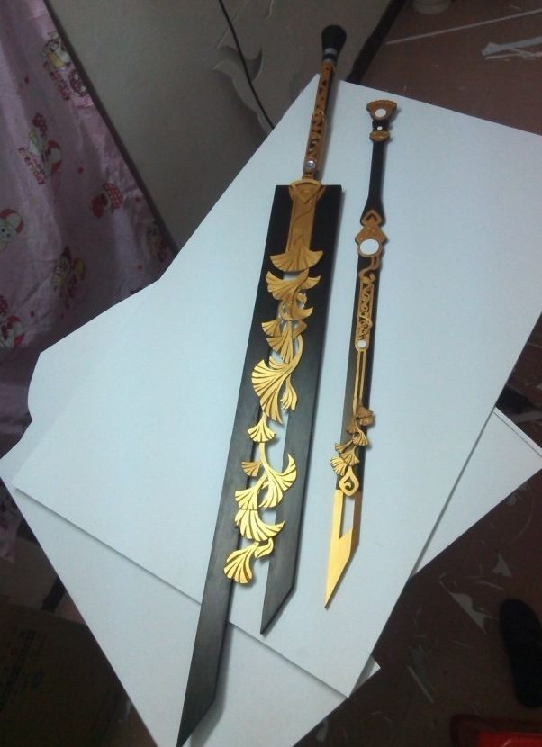 笨猫cos道具★剑网三cos藏剑橙武/重剑泰阿/轻剑千叶长生 cosplay