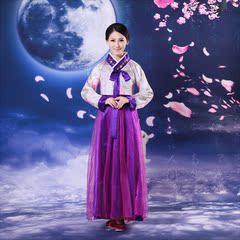 古装女韩服朝鲜服 古代服装女古筝舞蹈舞台演出影楼民族舞台装