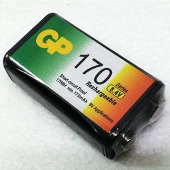 超霸 充电电池9V  17R8H 充电池电池170Mah 高容量电池 原装 正品
