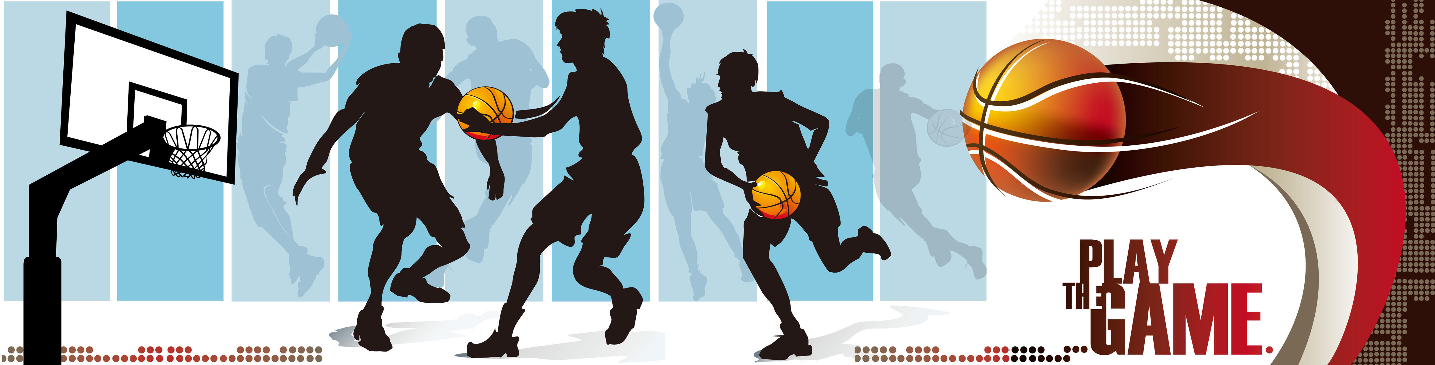 海报印制设计展板素材学校篮球文化定制写真