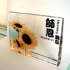 水晶影像定制 照片制作 相框 合影毕业纪念品 横竖斜面方块摆件