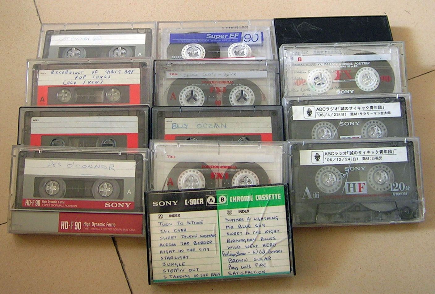 进口日本一类磁带二手卡带录音带