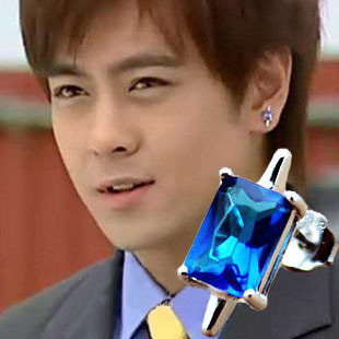 男士耳钉耳钻放羊的星星925纯银耳钉女 林志颖同款潮耳饰防过敏