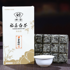 白毫银针巧克力茶砖 商务用茶 福鼎白茶 白毫银针100g伴手礼