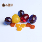 Product margin of court nobles in the Middle East with beeswax and Smurf oval beads yellow red crystal bead chicken oil barrel bead spacer spacer loose beads