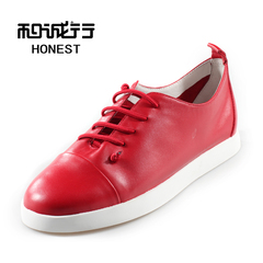 And grey sheep 2015 spring new Korean leather casual comfort shoes was wearing women's shoes 0430055