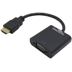 促销高清HDMI 输入转VGA输出 HDMI to VGA RGB 转接线1080P连接线