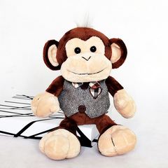 爱心猴子毛绒玩具猴猴公仔玩偶猴年吉祥物