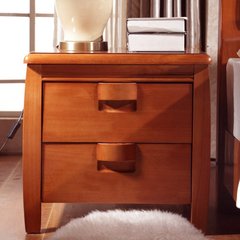 实木床头柜简约现代中式床头柜橡木简易储物柜卧室床边柜特价包邮