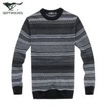 七匹狼毛衫 男士毛衣 2015秋装新款休闲针织衫 正品男装 2070