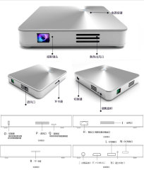 MDI美迪M1 M3便携式智能微型投影仪家用高清 1080p迷你投影机M8M9