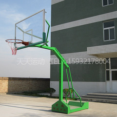 成人户外标准篮球架室外可移动式篮球架学校训练专业比赛用篮球架