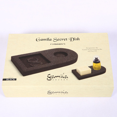 卡米拉手工皂gamilasecret洁米拉凝脂洁面皂洗脸组合托盘