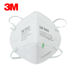 正品3m9002折叠头戴式n90级防粉尘细微颗粒防pm2.5防雾霾防护口罩