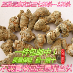 中药材三七 正品 三七粉 文山三七花20头--120头 500克包邮