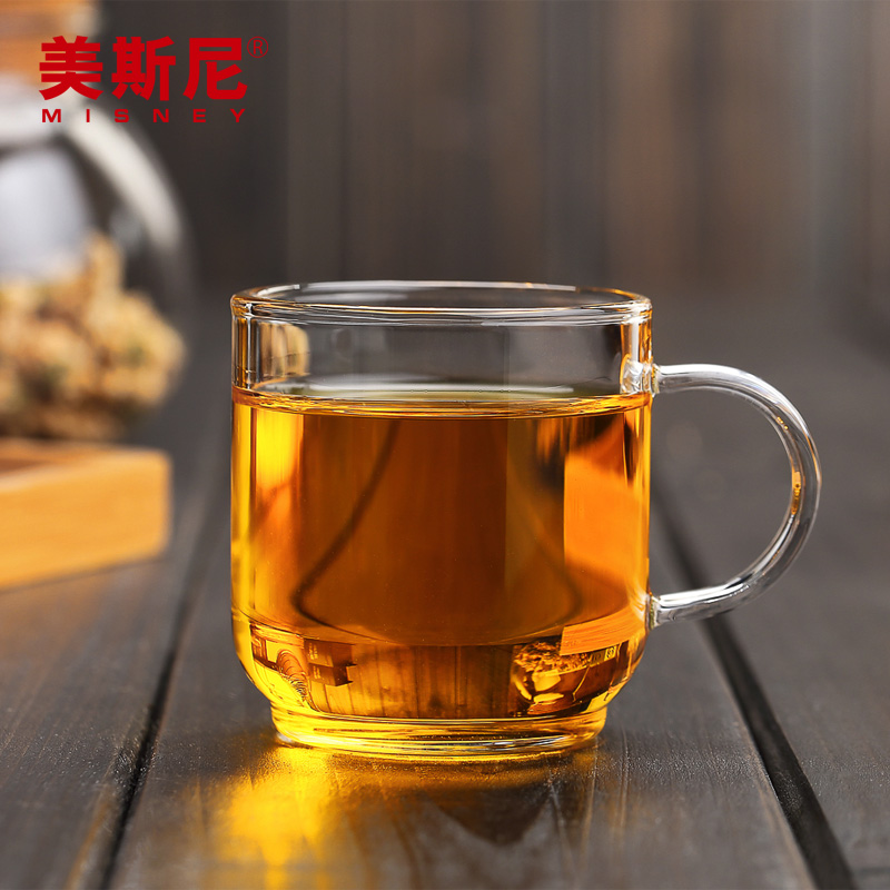 美斯尼 M0112 加厚 玻璃茶杯 功夫品杯120毫升  温雅杯 玻璃茶杯产品展示图2