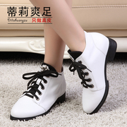 Tilly cool foot 2015 soft leather casual lace suede cowhide short fashion boots flat heel ankle boots shoes